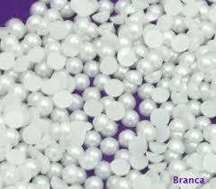 meia perola branca 4mm